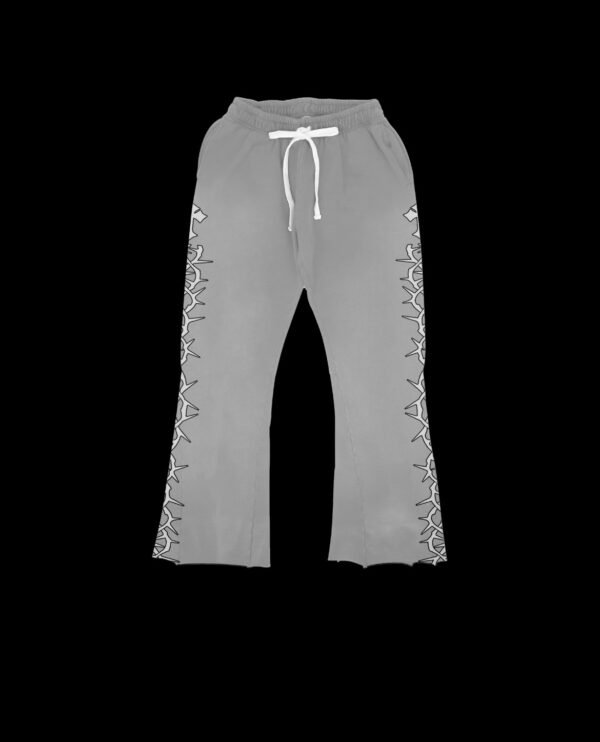 Grey 23 sweat front Psalm 23:1 Grey Sweat